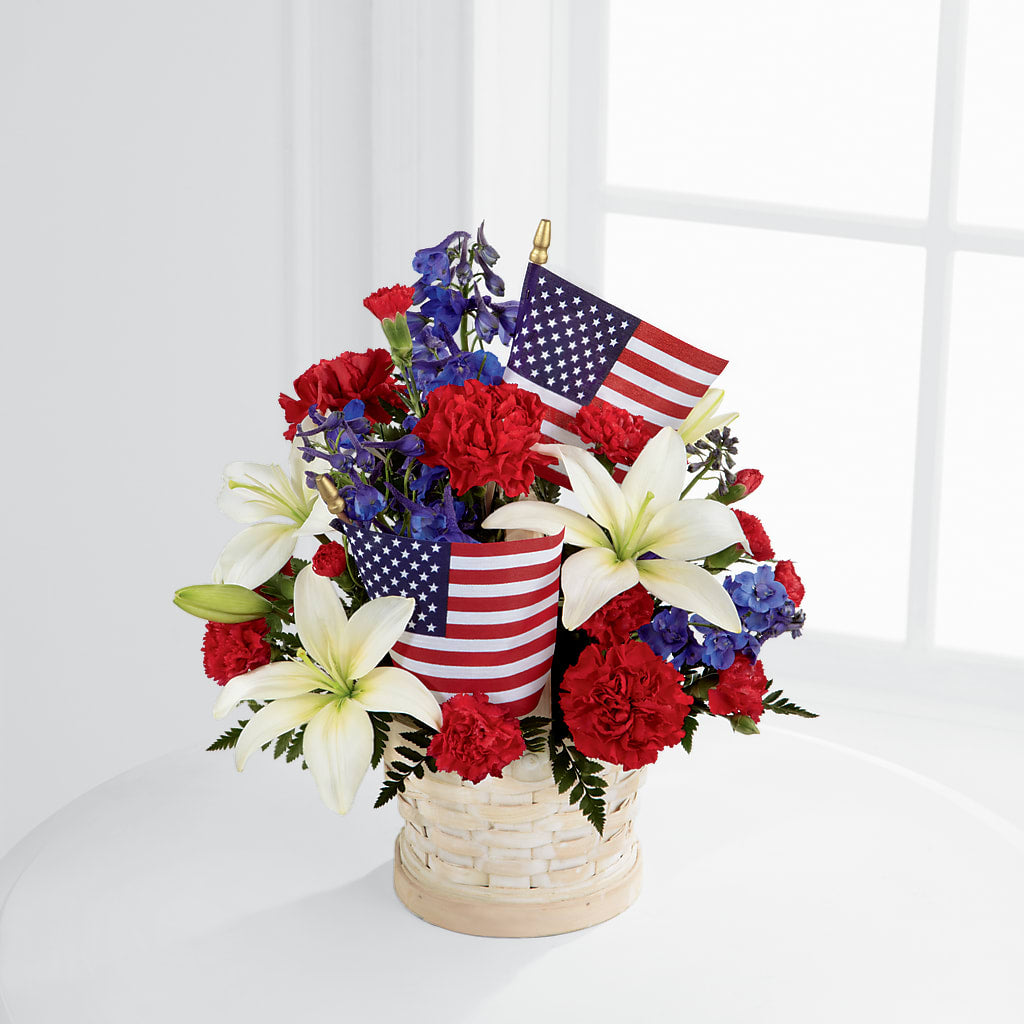 American Glory Bouquet – ANGEL'S FLOWERS AND GIFTS, San Jose CA