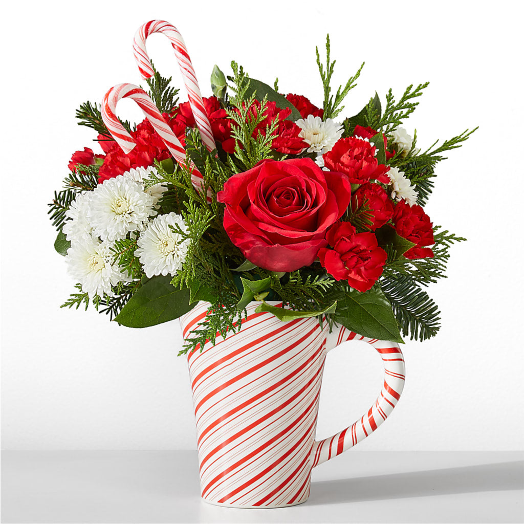 Peppermint Swirl Mug – ANGEL'S FLOWERS AND GIFTS, San Jose CA