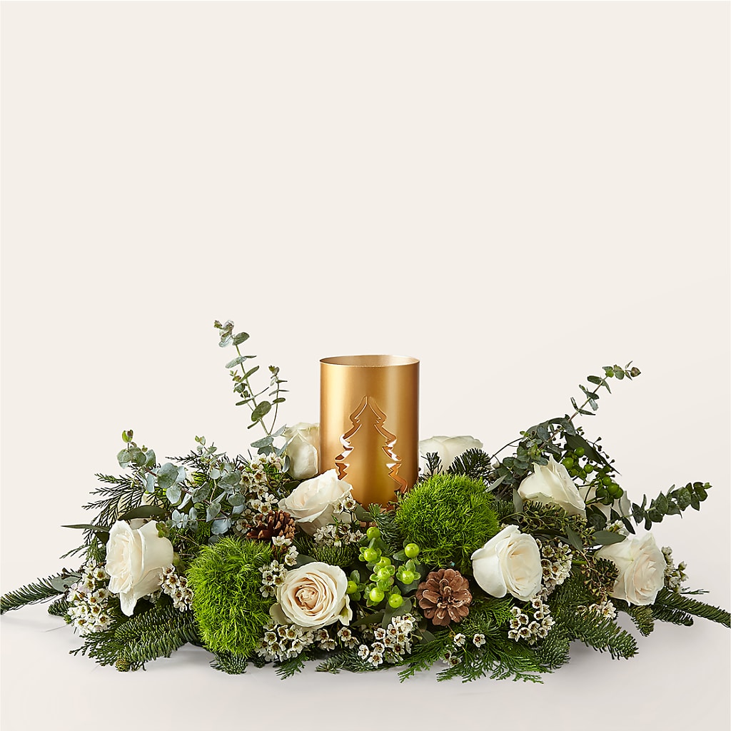 Chestnuts Roasting Centerpiece – ANGEL'S FLOWERS AND GIFTS, San Jose CA