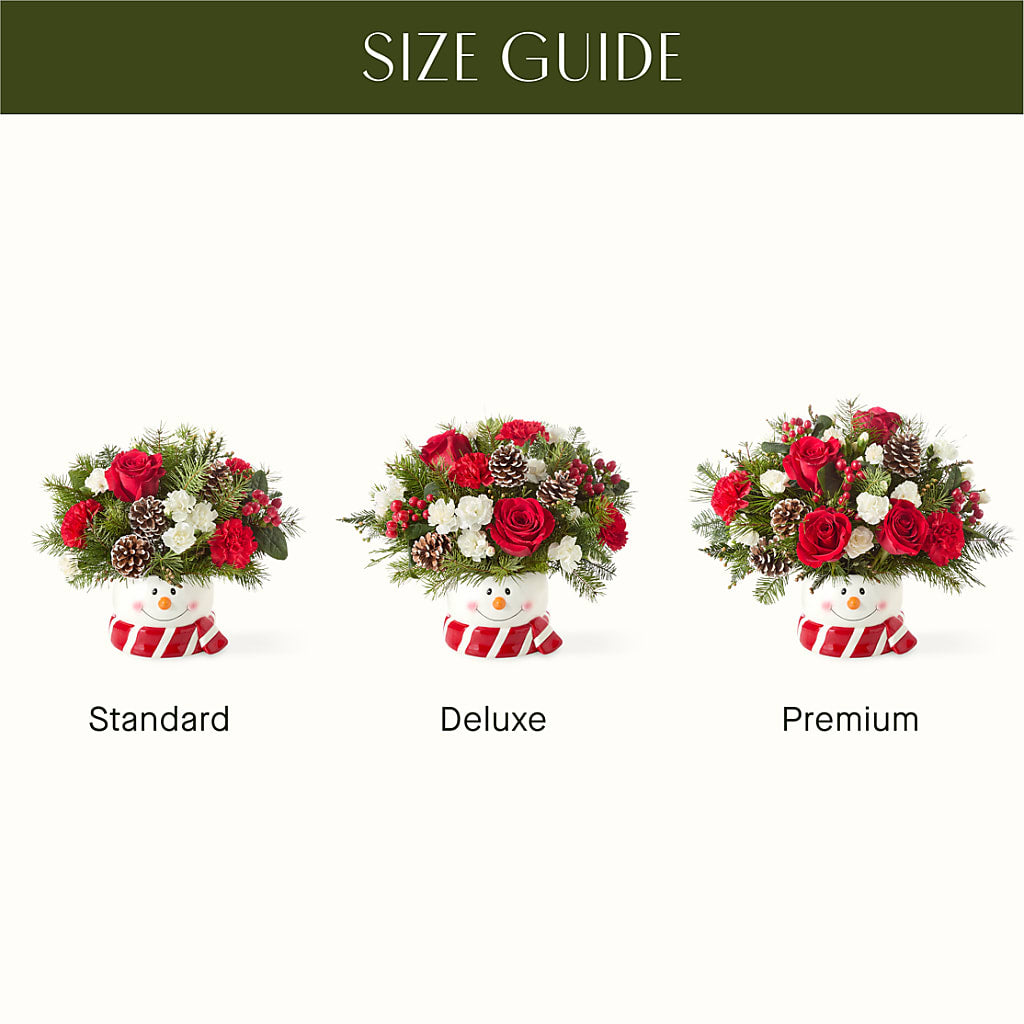 Jolly Snowman Bouquet – ANGEL'S FLOWERS AND GIFTS, San Jose CA