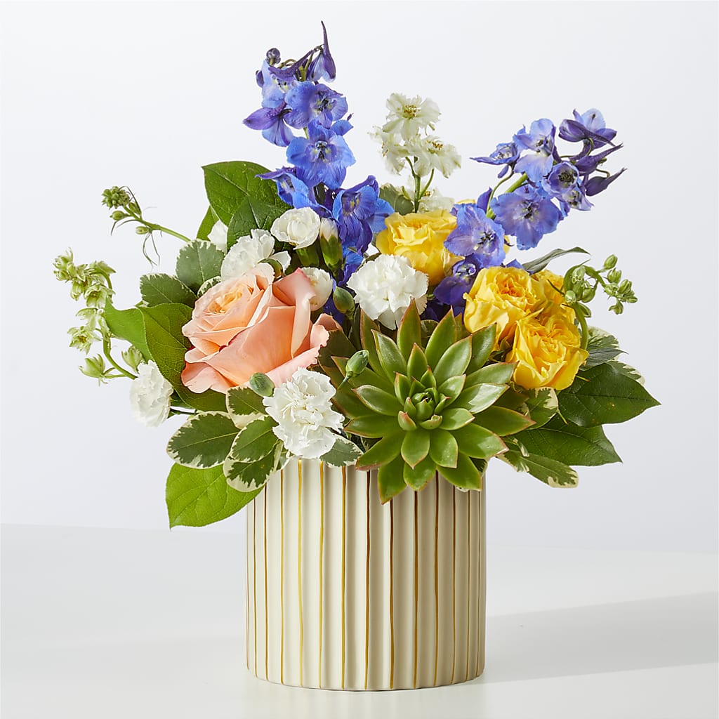 Cobalt Reverie Bouquet – ANGEL'S FLOWERS AND GIFTS, San Jose CA
