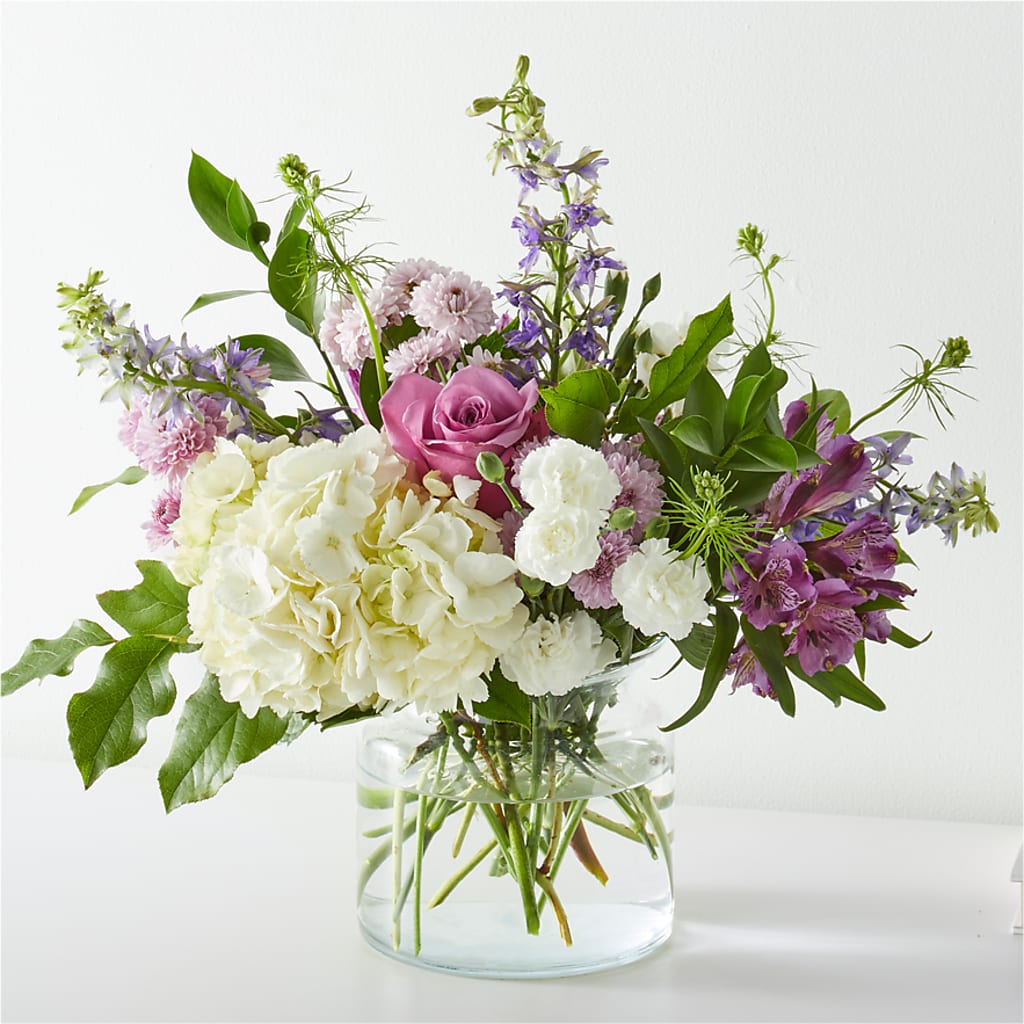 Violet Caress Bouquet – ANGEL'S FLOWERS AND GIFTS, San Jose CA