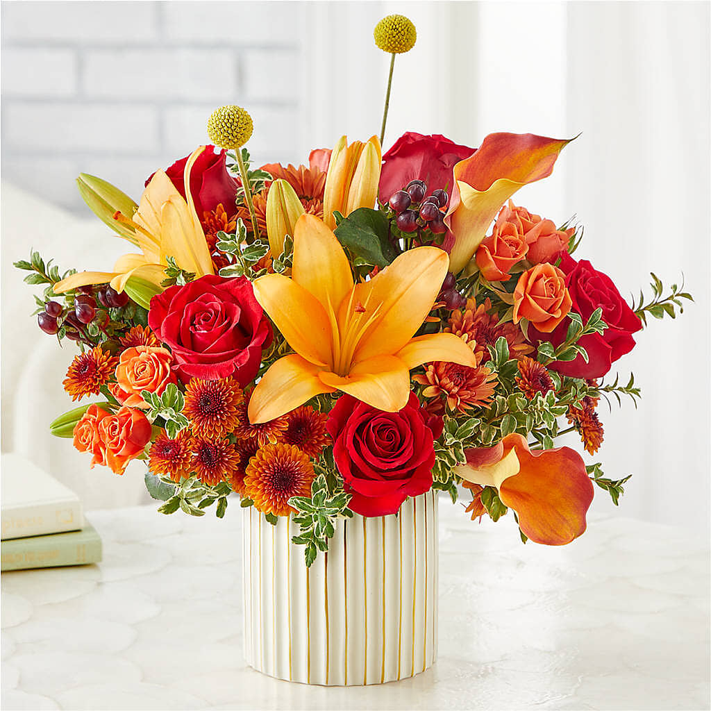 Scarlet Skies Bouquet – ANGEL'S FLOWERS AND GIFTS, San Jose CA