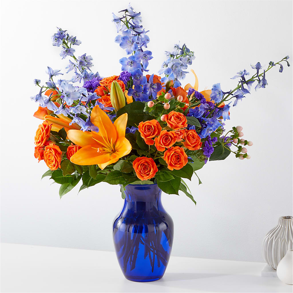 Radiant Citrus Bouquet – ANGEL'S FLOWERS AND GIFTS, San Jose CA