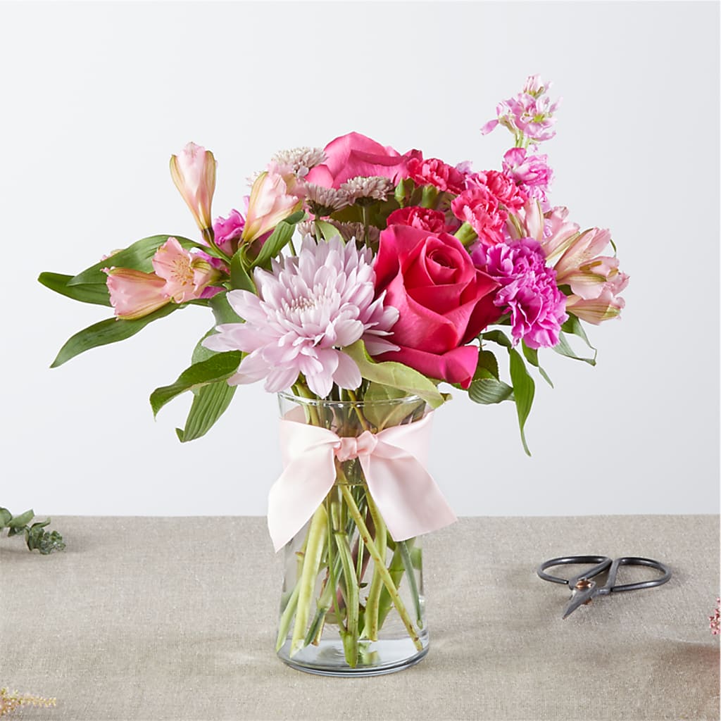 Pink Ribbon - A Florist Original – ANGEL'S FLOWERS AND GIFTS, San Jose CA