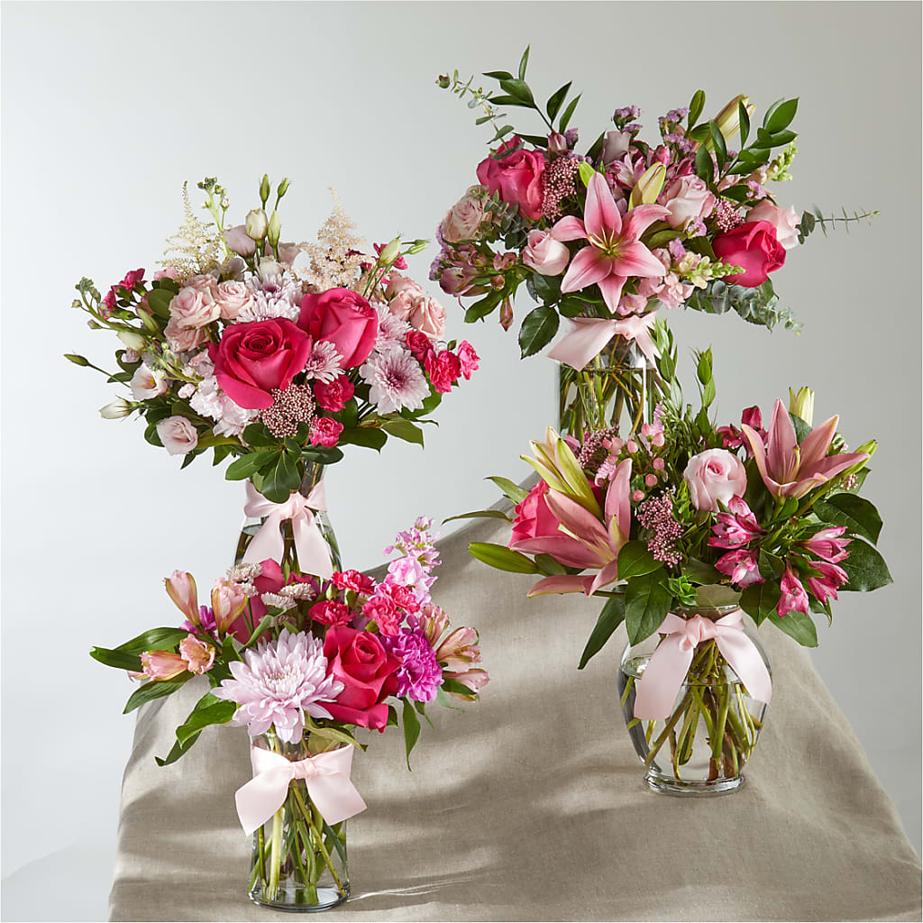 Pink Ribbon - A Florist Original – ANGEL'S FLOWERS AND GIFTS, San Jose CA