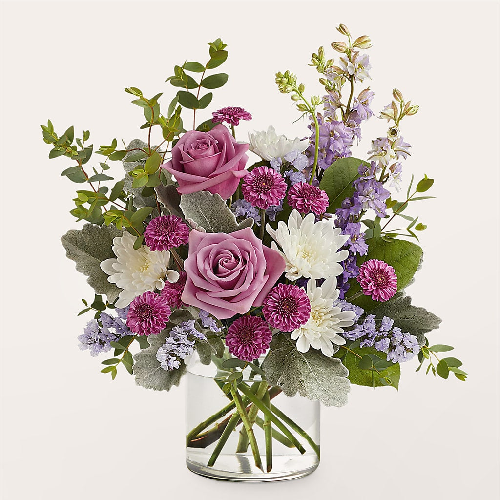 Violet Frost Bouquet – ANGEL'S FLOWERS AND GIFTS, San Jose CA