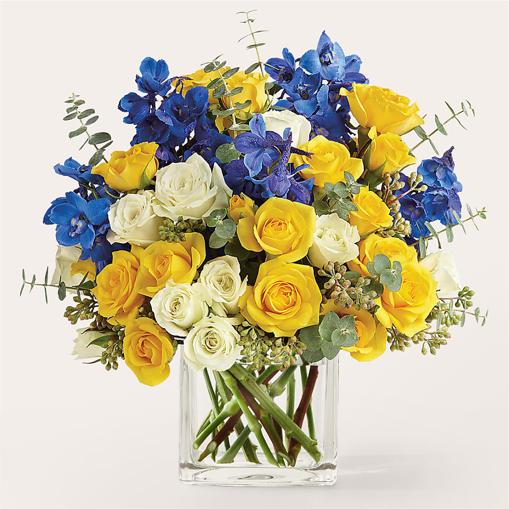 Sparkling Citrine Bouquet – ANGEL'S FLOWERS AND GIFTS, San Jose CA