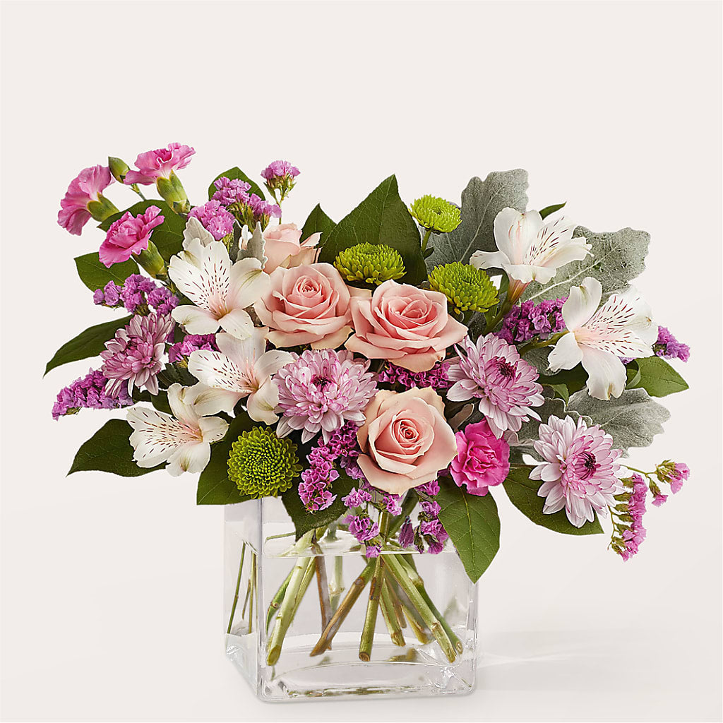 Pink Suede Bouquet – ANGEL'S FLOWERS AND GIFTS, San Jose CA
