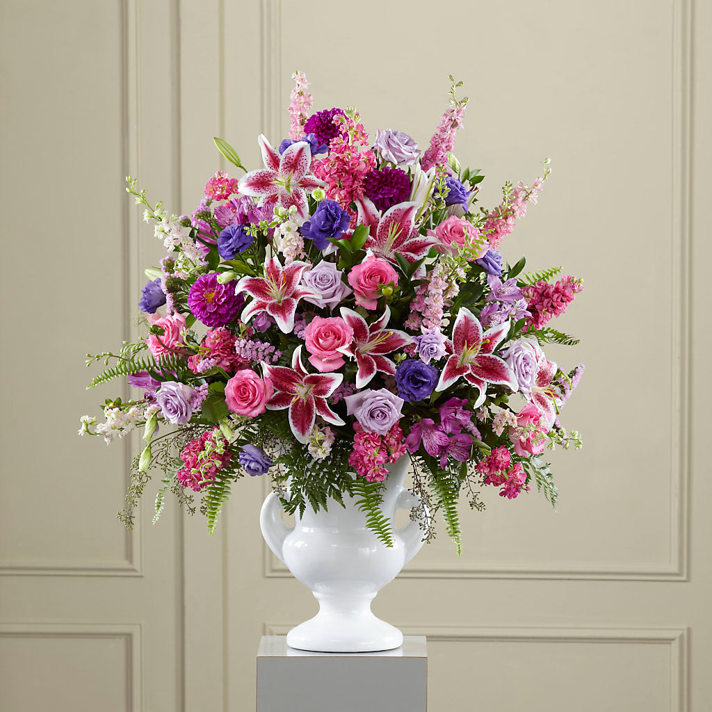 Peaceful Tribute Arrangement – ANGEL'S FLOWERS AND GIFTS, San Jose CA