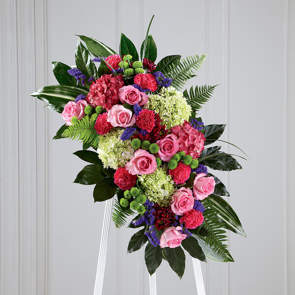 Refreshing Mix Standing Spray – ANGEL'S FLOWERS AND GIFTS, San Jose CA