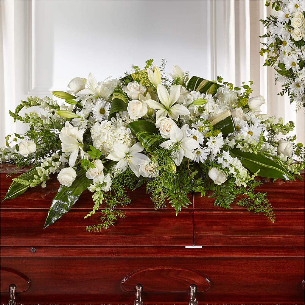 Abundance Casket Spray – ANGEL'S FLOWERS AND GIFTS, San Jose CA