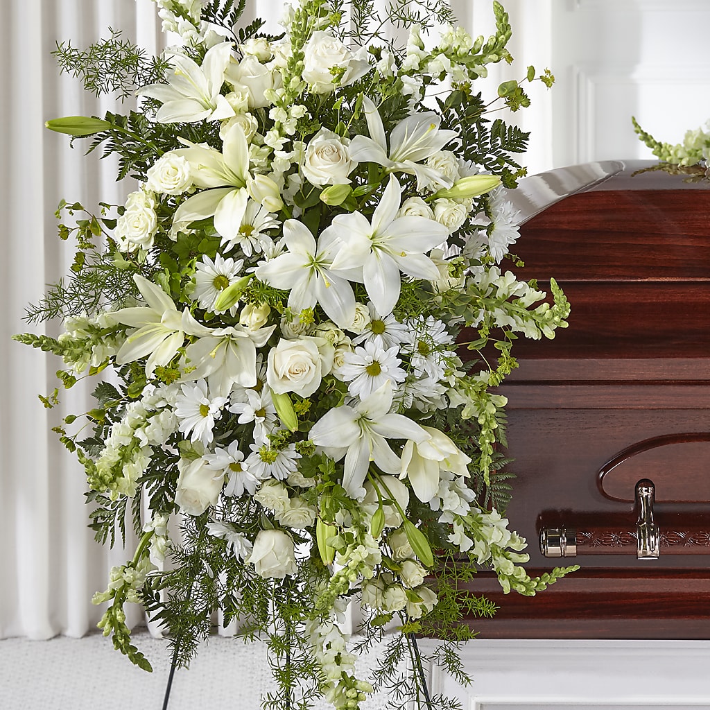 Loving Thoughts Standing Spray – ANGEL'S FLOWERS AND GIFTS, San Jose CA