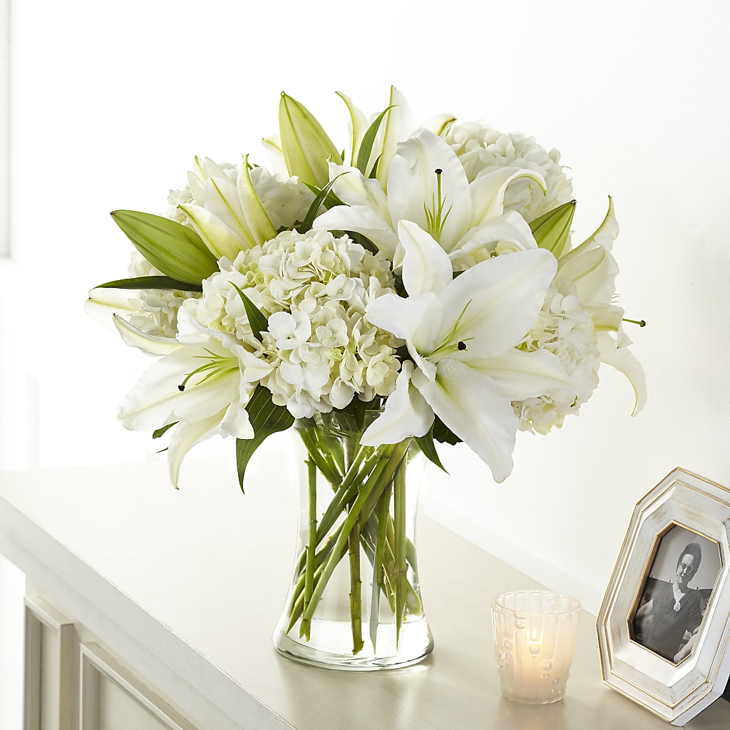 Compassionate Lily Bouquet – ANGEL'S FLOWERS AND GIFTS, San Jose CA