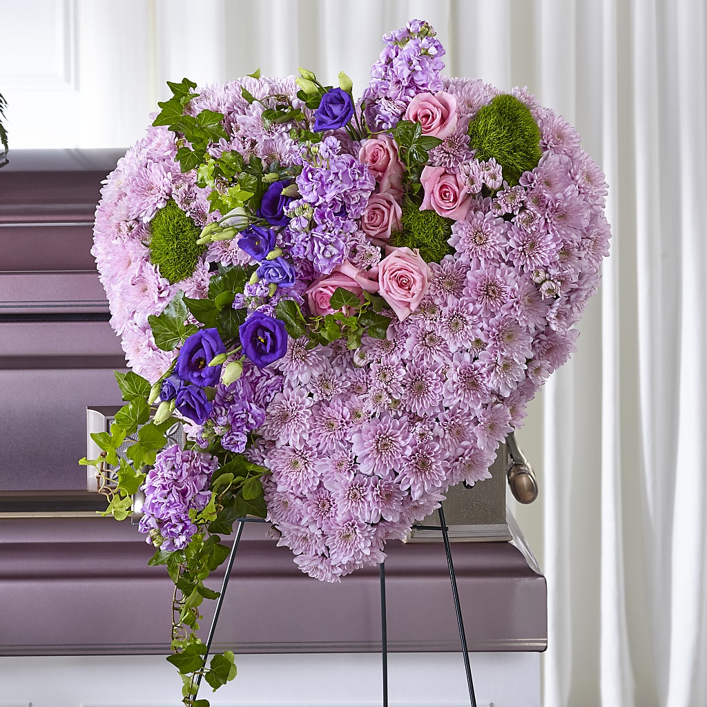 Treasured Love Standing Heart – ANGEL'S FLOWERS AND GIFTS, San Jose CA