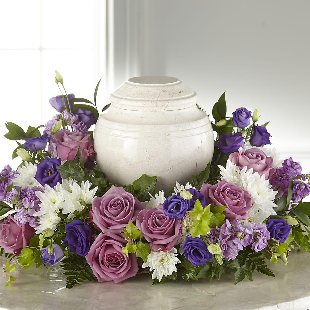 Blooming Sympathy Cremation Adornment – ANGEL'S FLOWERS AND GIFTS, San Jose CA