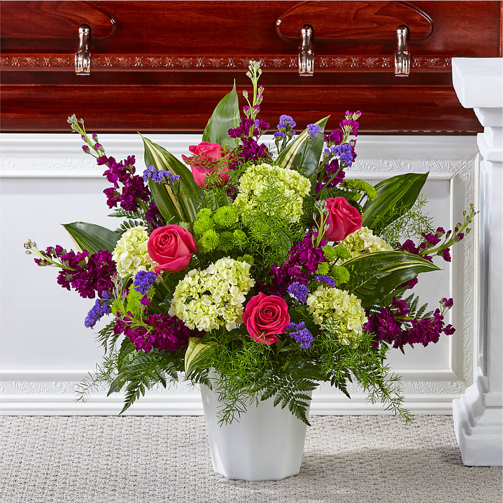 Beautiful Horizons Floor Basket – ANGEL'S FLOWERS AND GIFTS, San Jose CA