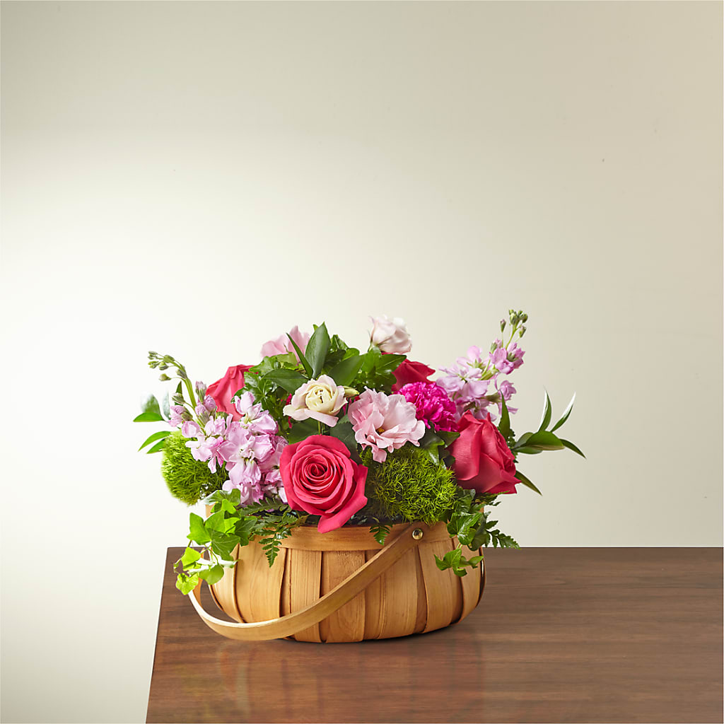 Radiance in Bloom Basket – ANGEL'S FLOWERS AND GIFTS, San Jose CA