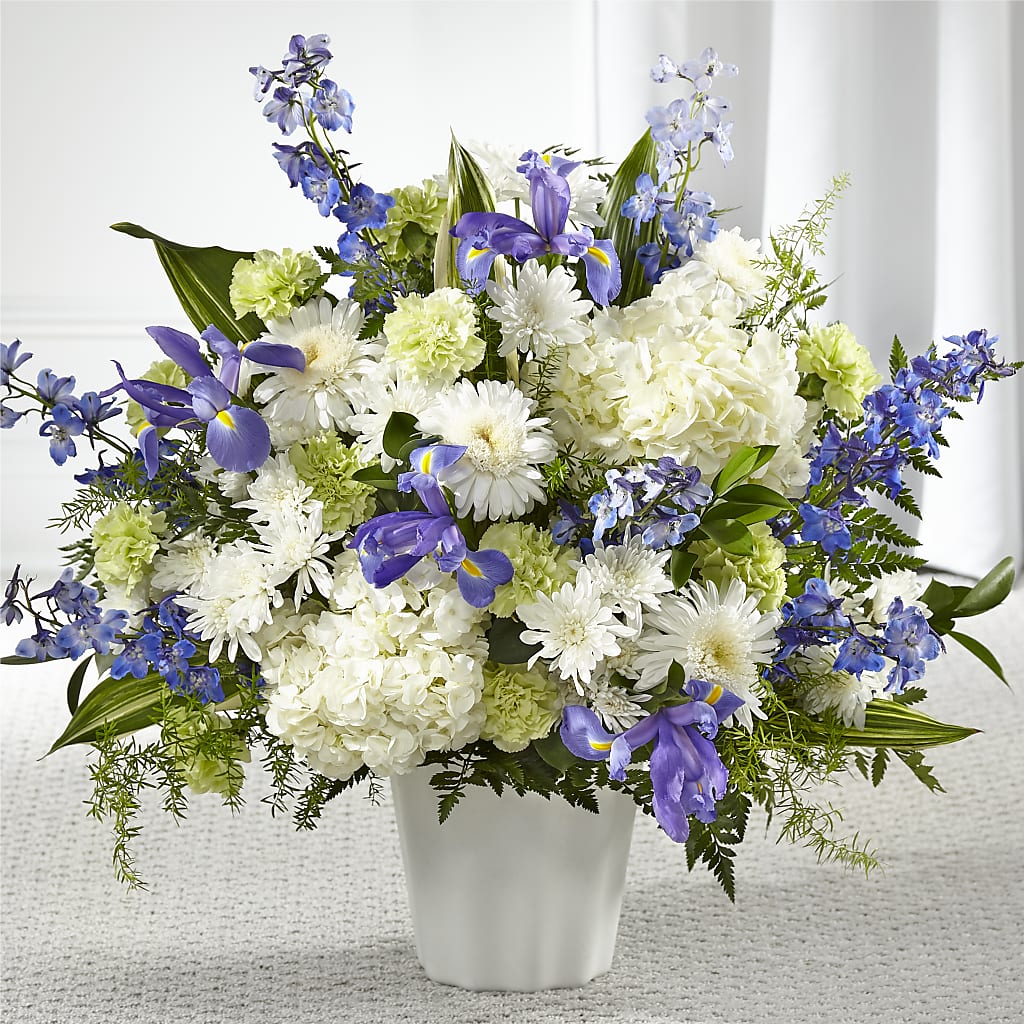 Soft Serenity Floor Basket – ANGEL'S FLOWERS AND GIFTS, San Jose CA