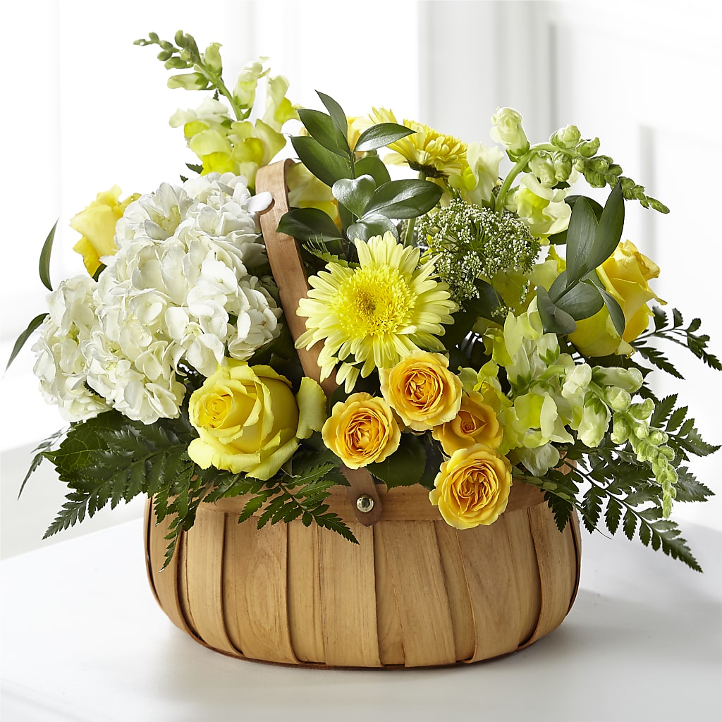 Rustic Remembrance Basket – ANGEL'S FLOWERS AND GIFTS, San Jose CA