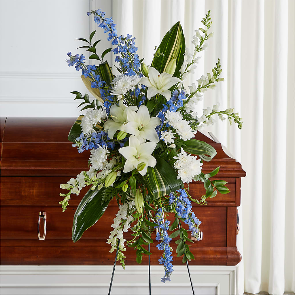 Eternal Impressions Standing Spray – ANGEL'S FLOWERS AND GIFTS, San Jose CA