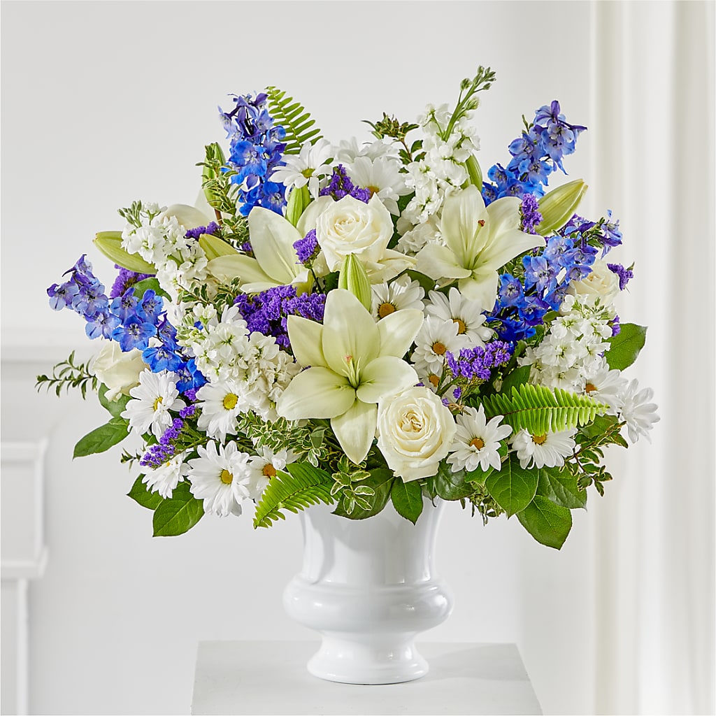 Expressions of Hope Urn Arrangement – ANGEL'S FLOWERS AND GIFTS, San Jose CA