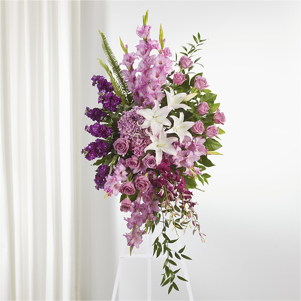 Never Alone Standing Spray – ANGEL'S FLOWERS AND GIFTS, San Jose CA