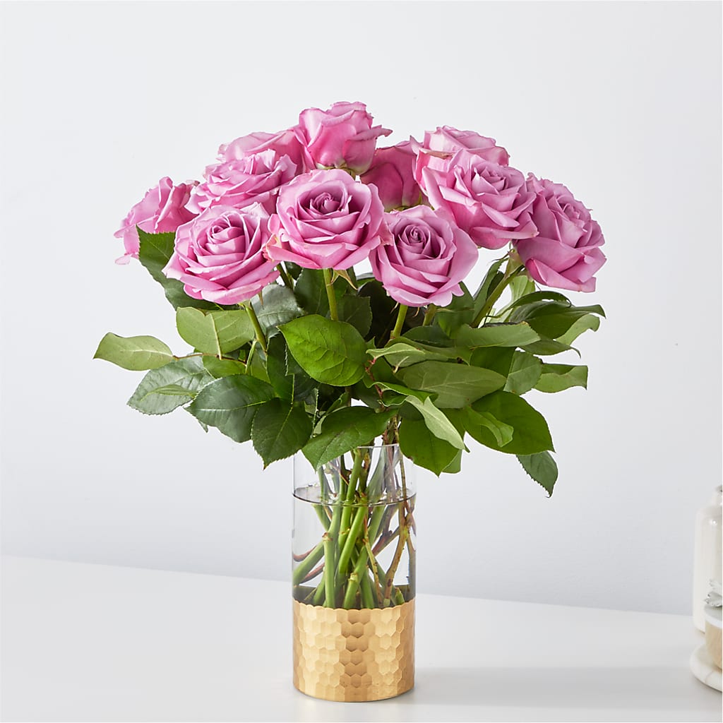 Secret Admirer Lavender Rose Bouquet – ANGEL'S FLOWERS AND GIFTS, San Jose CA