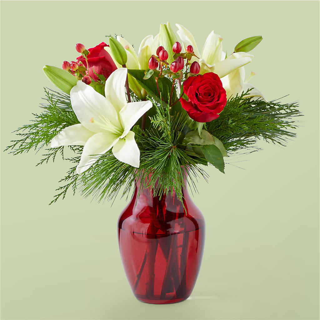 Evergreen Delight Bouquet – ANGEL'S FLOWERS AND GIFTS, San Jose CA