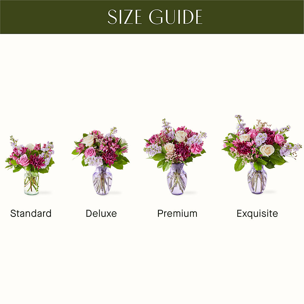Amethyst Dreams Bouquet – ANGEL'S FLOWERS AND GIFTS, San Jose CA
