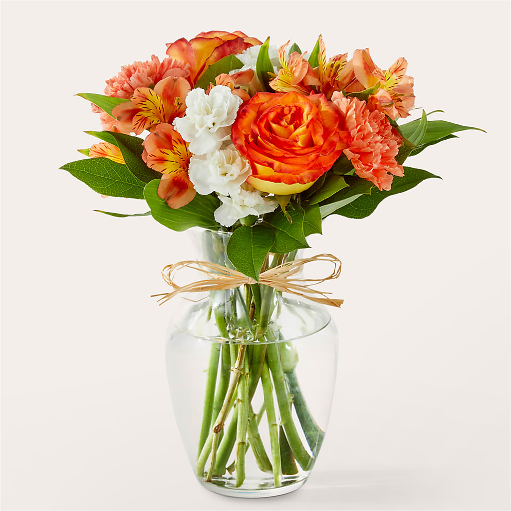 Apricot Glow Bouquet – ANGEL'S FLOWERS AND GIFTS, San Jose CA