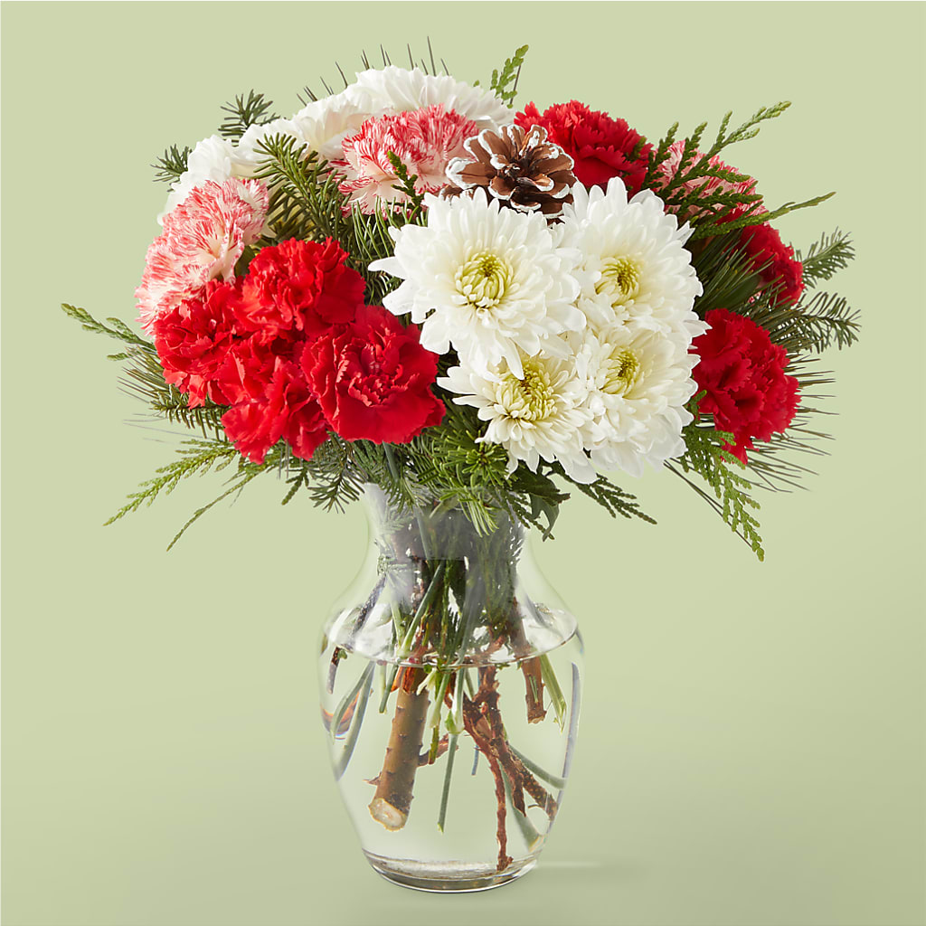 Candy Cane Lane Bouquet – ANGEL'S FLOWERS AND GIFTS, San Jose CA