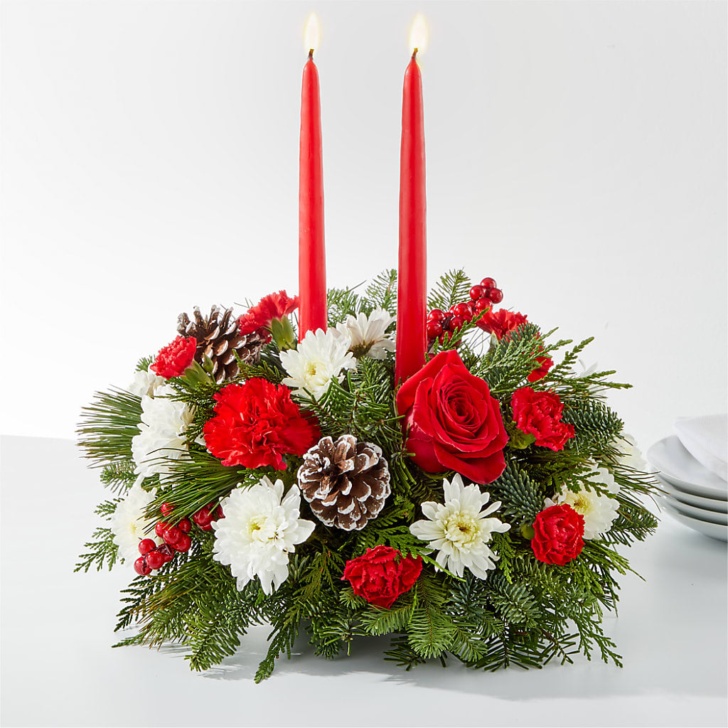 Holiday Soiree Centerpiece – ANGEL'S FLOWERS AND GIFTS, San Jose CA
