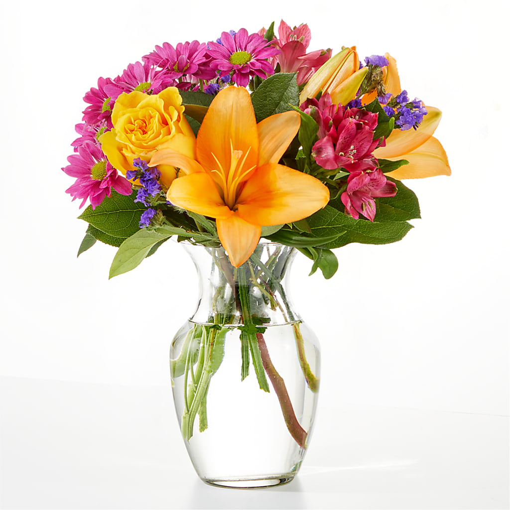Colorful Visions Bouquet – ANGEL'S FLOWERS AND GIFTS, San Jose CA
