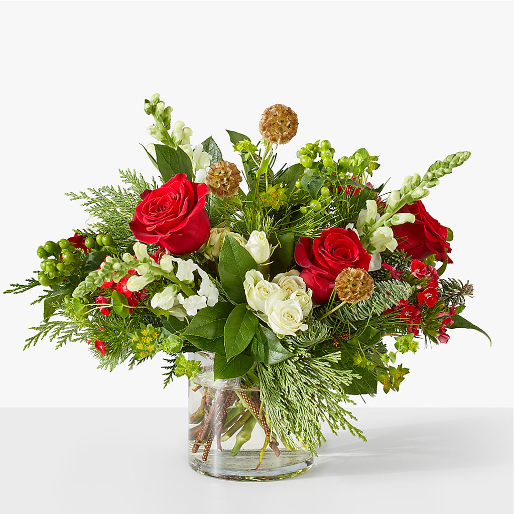 Deck the Halls Bouquet – ANGEL'S FLOWERS AND GIFTS, San Jose CA