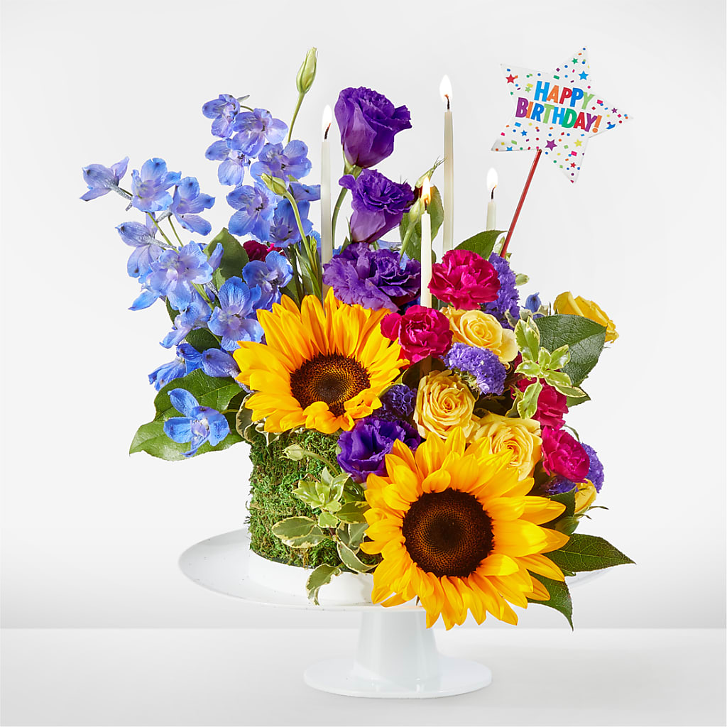 Star of the Day Floral Cake – ANGEL'S FLOWERS AND GIFTS, San Jose CA