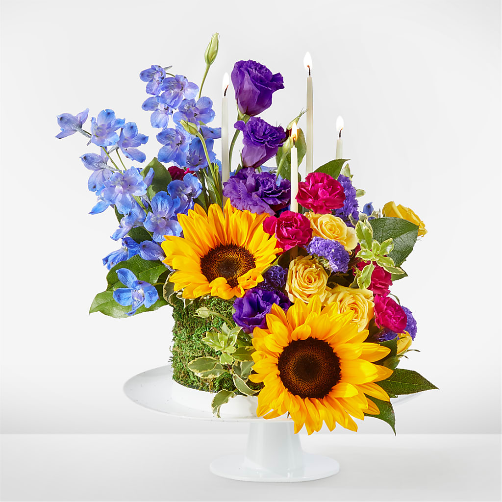 Star of the Day Floral Cake – ANGEL'S FLOWERS AND GIFTS, San Jose CA
