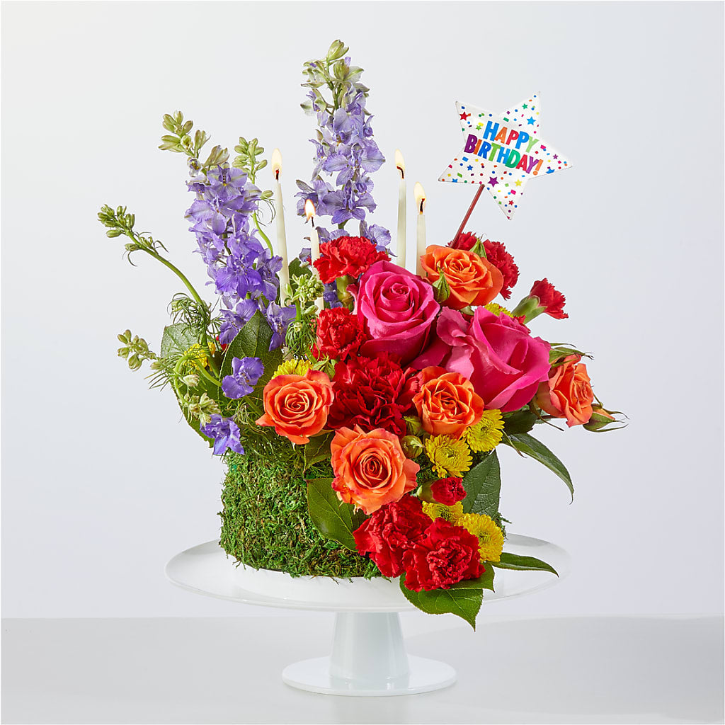 Best Year Yet Floral Cake – ANGEL'S FLOWERS AND GIFTS, San Jose CA