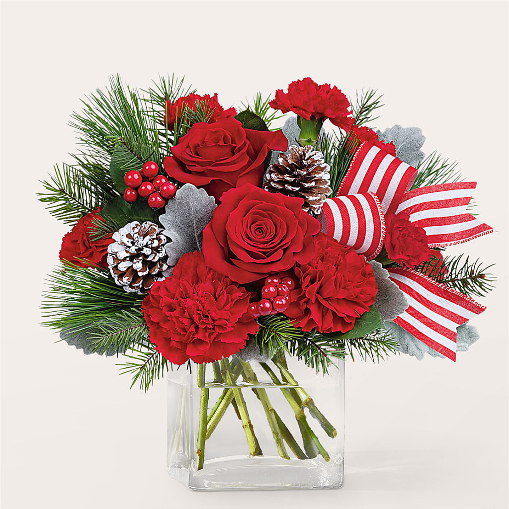 Baking Spirits Bright Bouquet – ANGEL'S FLOWERS AND GIFTS, San Jose CA