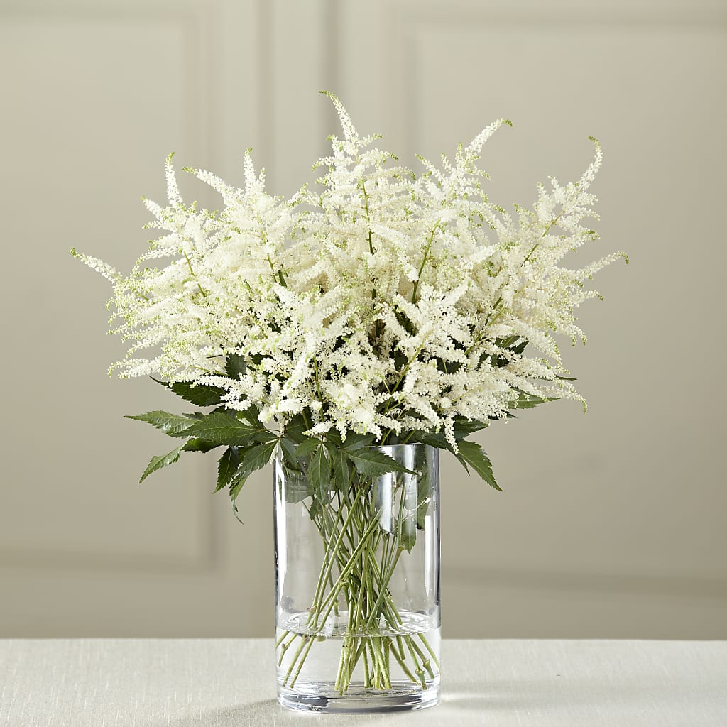 White Astilbe Bouquet – ANGEL'S FLOWERS AND GIFTS, San Jose CA