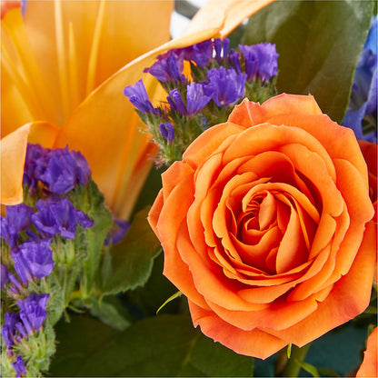 Radiant Citrus Box Bouquet – ANGEL'S FLOWERS AND GIFTS, San Jose CA