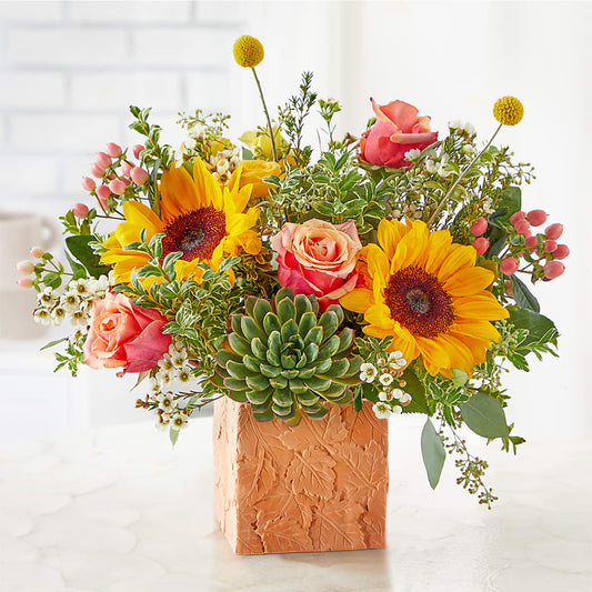 Sunflower Season Bouquet – ANGEL'S FLOWERS AND GIFTS, San Jose CA