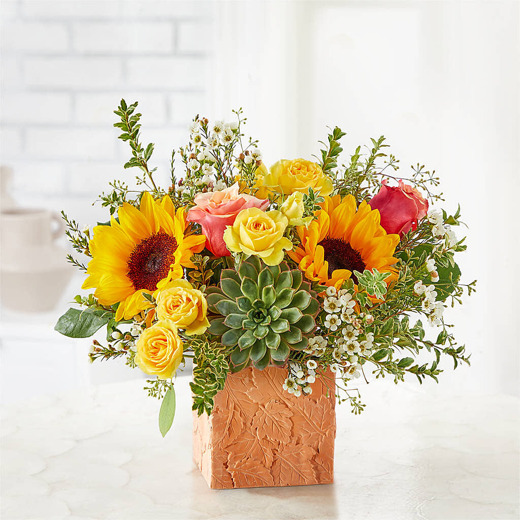 Sunflower Season Bouquet – ANGEL'S FLOWERS AND GIFTS, San Jose CA