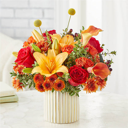 Scarlet Skies Bouquet – ANGEL'S FLOWERS AND GIFTS, San Jose CA