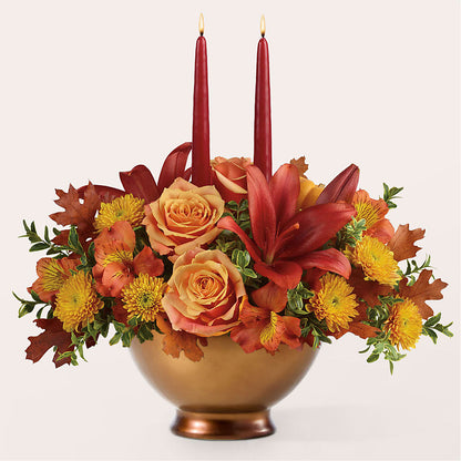 Harvest Table Centerpiece – ANGEL'S FLOWERS AND GIFTS, San Jose CA