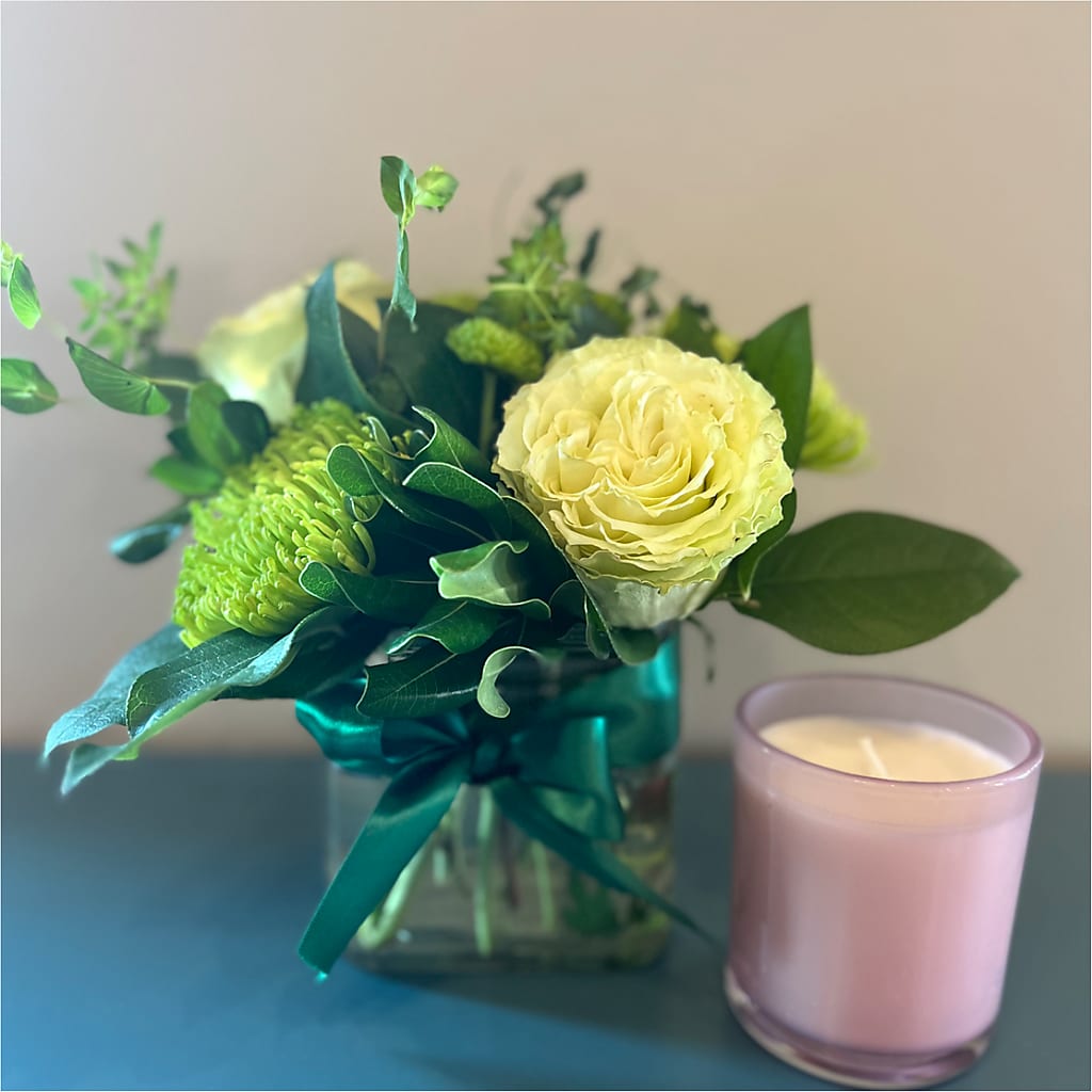 Emerald Forest Bouquet – ANGEL'S FLOWERS AND GIFTS, San Jose CA