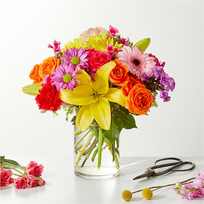 Cue the Confetti - A Florist Original – ANGEL'S FLOWERS AND GIFTS, San Jose CA