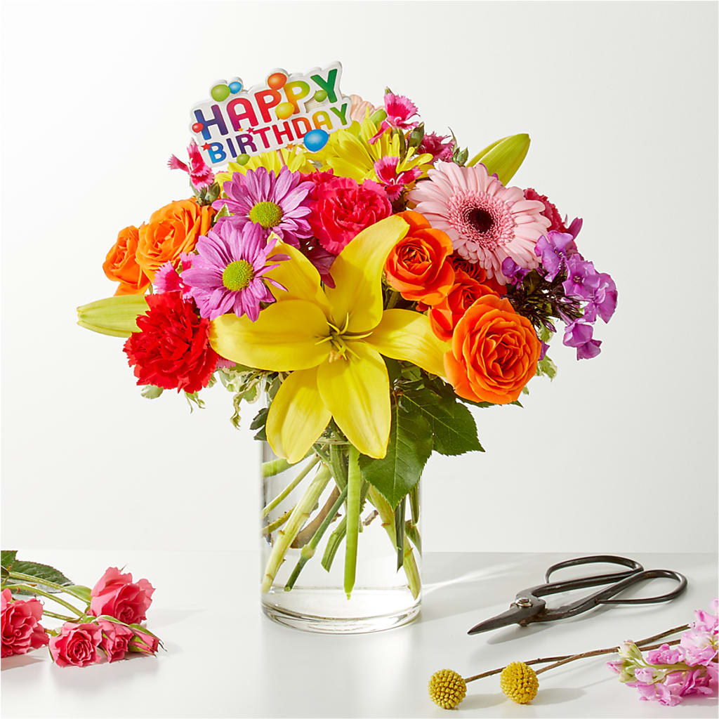 Cue the Confetti - A Florist Original – ANGEL'S FLOWERS AND GIFTS, San Jose CA