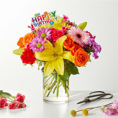 Cue the Confetti - A Florist Original – ANGEL'S FLOWERS AND GIFTS, San Jose CA