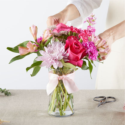 Pink Ribbon - A Florist Original – ANGEL'S FLOWERS AND GIFTS, San Jose CA